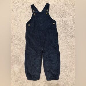 NWT Dark Blue Corduroy Overalls